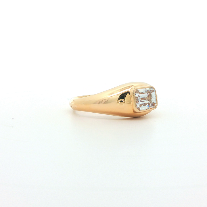 9ct Yellow Gold Lab Grown Diamond Ring