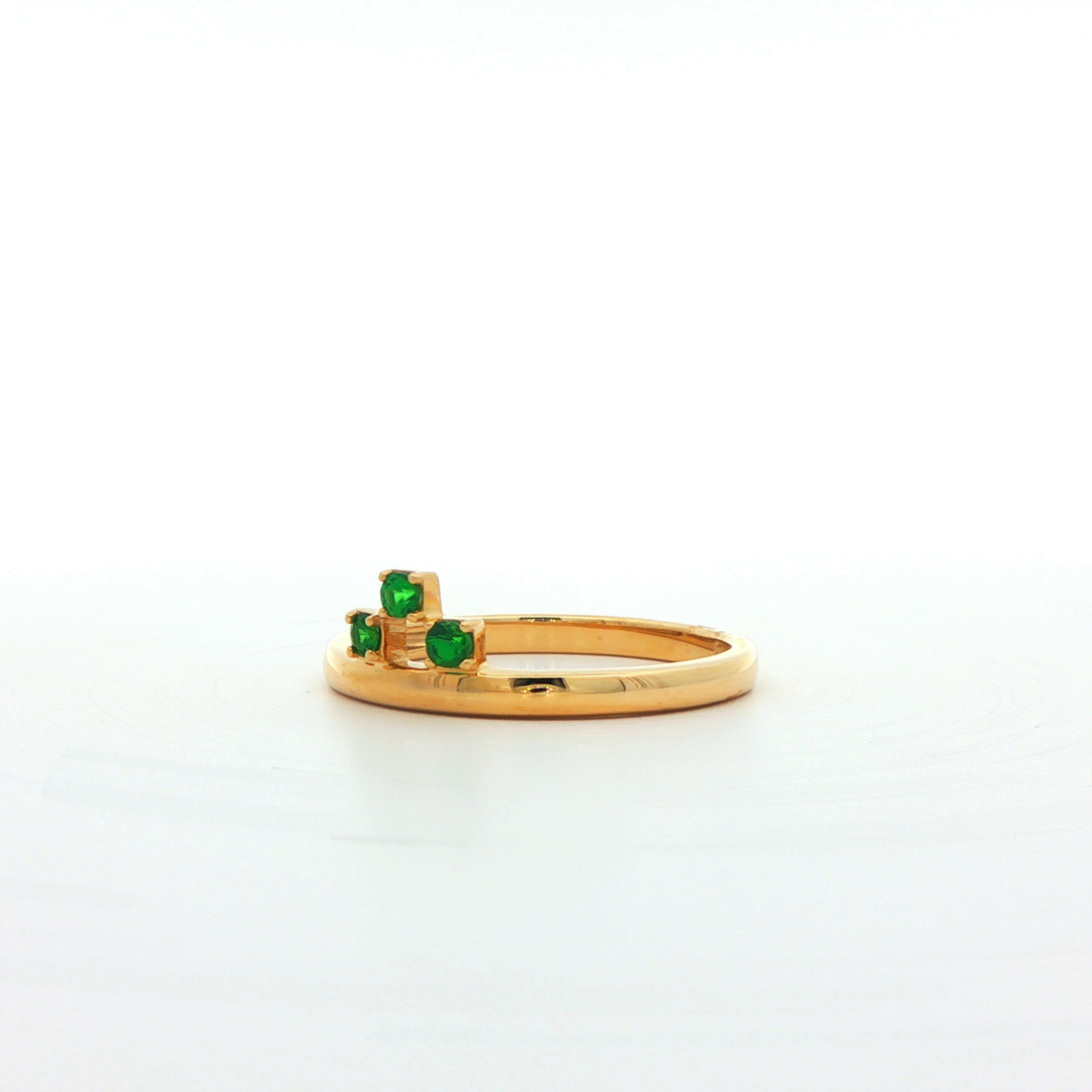 9ct Yellow Gold Tsavorite Ring