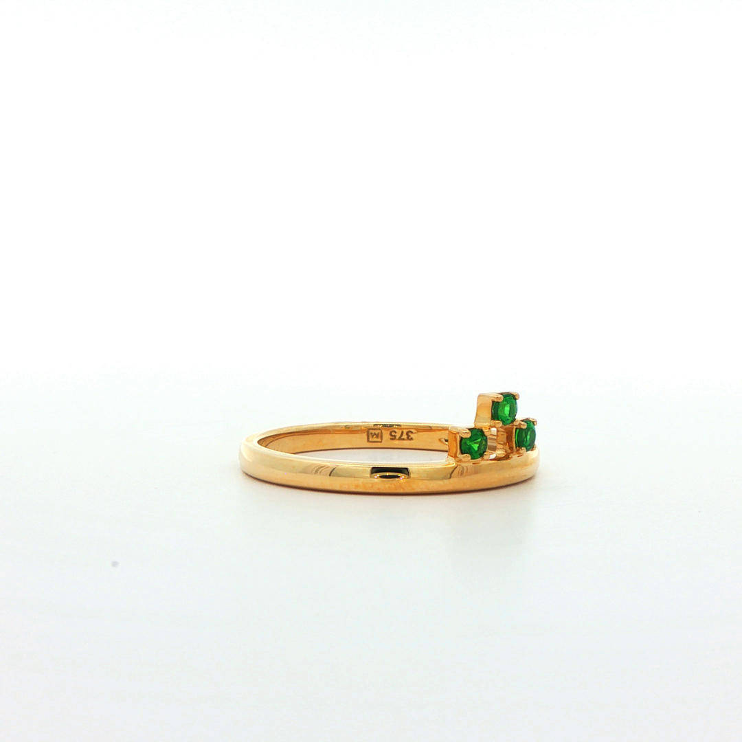 9ct Yellow Gold Tsavorite Ring