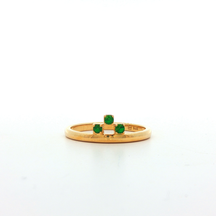 9ct Yellow Gold Tsavorite Ring