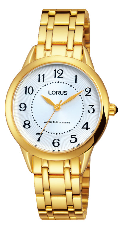 Lorus Ladies GP, White dial, 50m Water Resistant.
