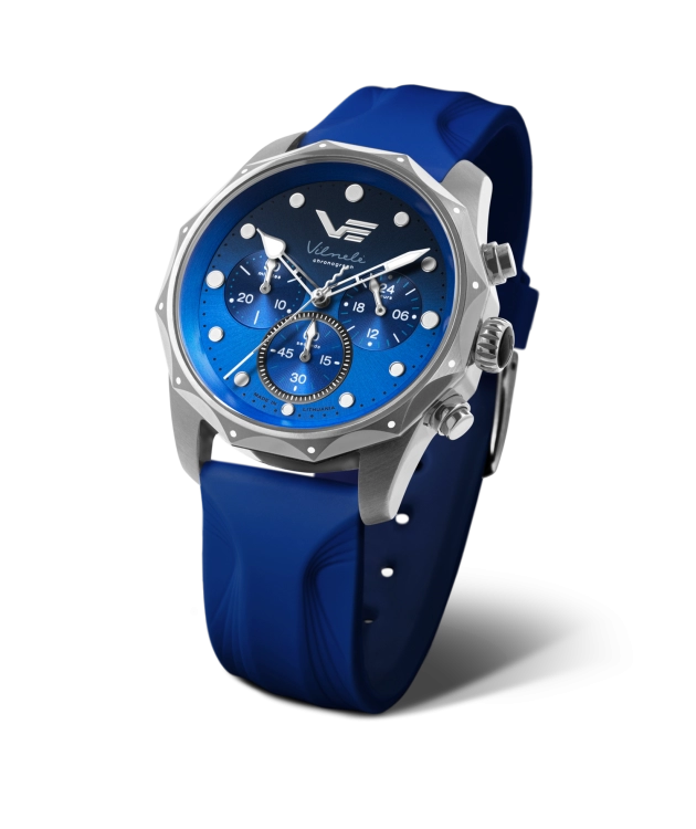 Inspired by the Vilnelė River, a versatile ladies' chronograph that perfectly balances natural beauty with everyday durability.
