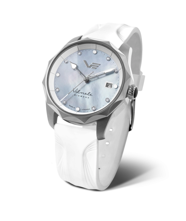 Inspired by the Vilnelė River, an elegant, solar-powered timepiece that balances natural grace with effortless practicality.