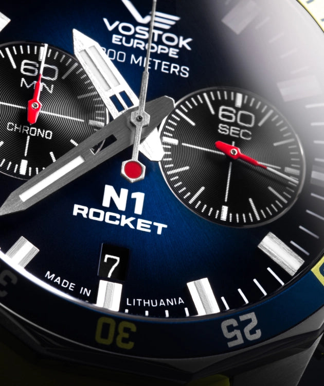 Introducing the N1 Rocket—a bold, highly capable timepiece built for rugged adventures and styled for everyday wear.