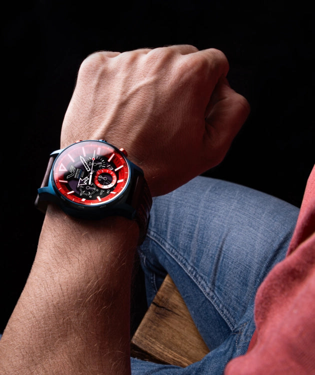 The Expedition North Pole "Polar Sunrise"—a rugged, solar-powered chronograph engineered for ultimate survival and sustainability.