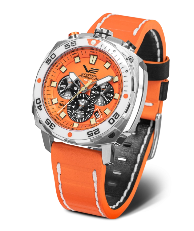 The Systema Periodicum "Neon"—a striking blend of scientific heritage, intellectual rigor, and innovative chronograph design.