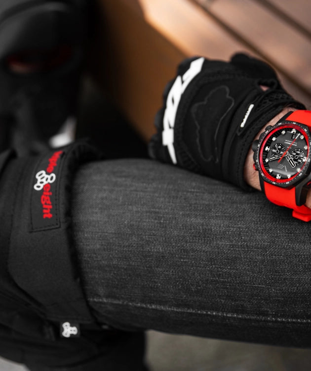 The Atomic Age "Sakharov" edition—a techno-futuristic mecha-quartz chronograph inspired by the greatest minds of the 20th century.
