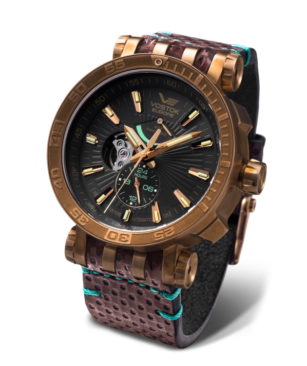 Inspired by the heaviest space launcher ever built, the Energia is a massive, genuine bronze timepiece engineered for extreme depths and uncharted territories.