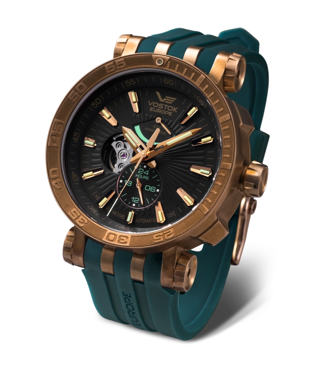 Inspired by the heaviest space launcher ever built, the Energia is a massive, genuine bronze timepiece engineered for extreme depths and uncharted territories.