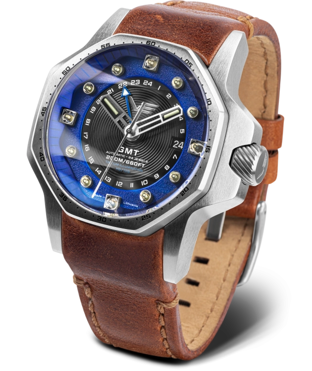 The Atomic Age "Fermi" Edition: A techno-futuristic automatic GMT timepiece paying tribute to the greatest scientific minds of the 20th century.
