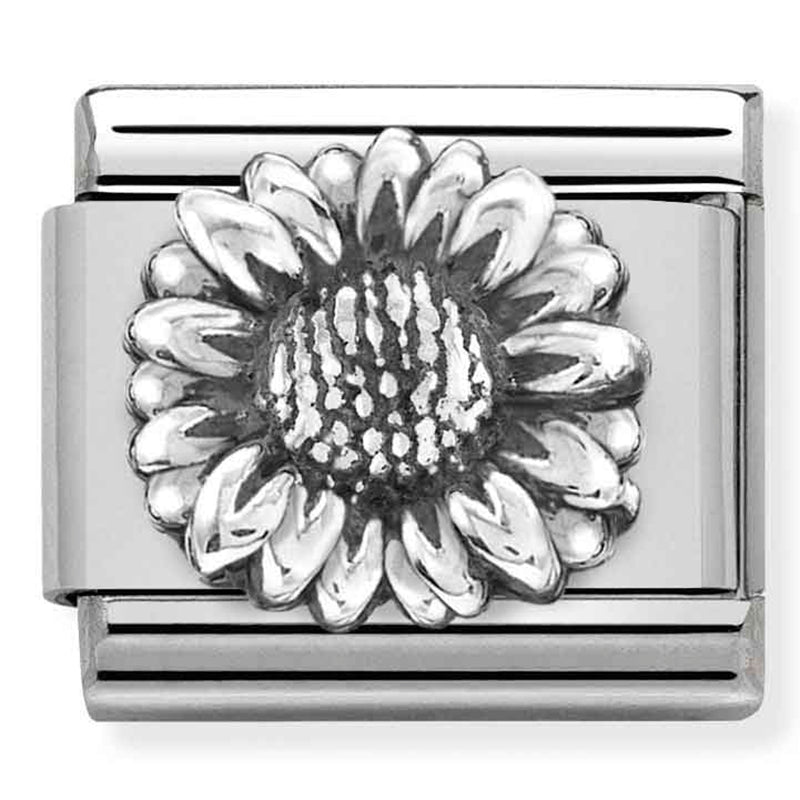 Relief Stainless Steel & 925 Silver (Sunflower)