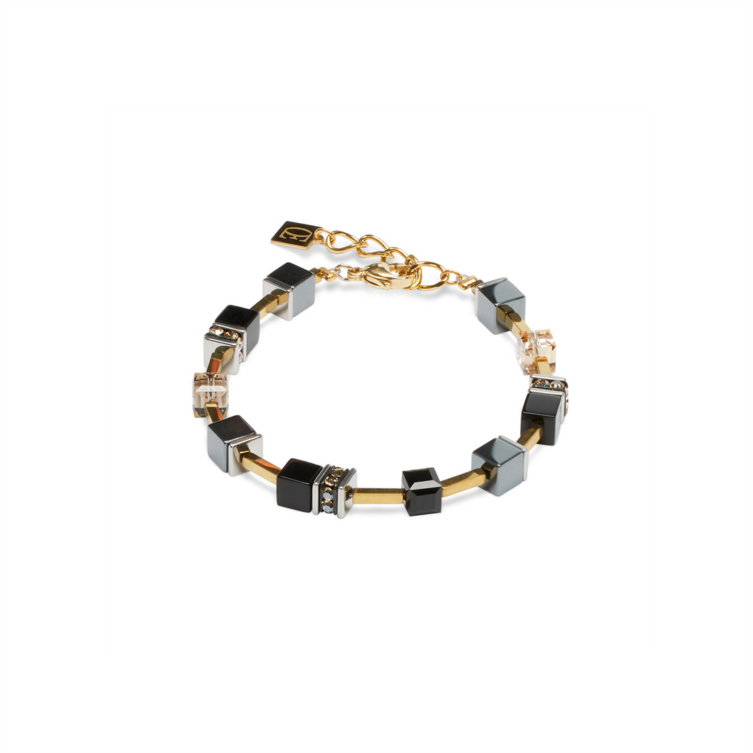 CDL - Bracelet, Swarovski, Haematite, Syn Tigers Eye, Glass, GP