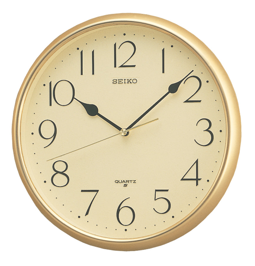 Wall clock - Seiko, Black numbers