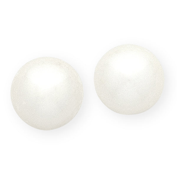 9ct Yellow gold fresh water pearl studs