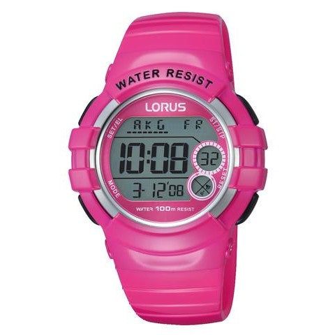 Lorus Pink Sports 100m Water Resistant