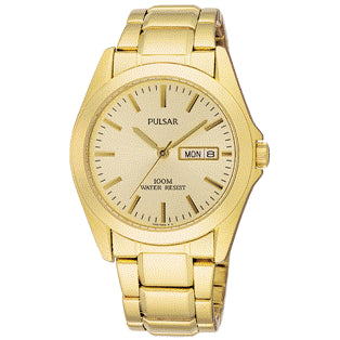 Pulsar Gents GP, 100m Water Resistant, Day, Date