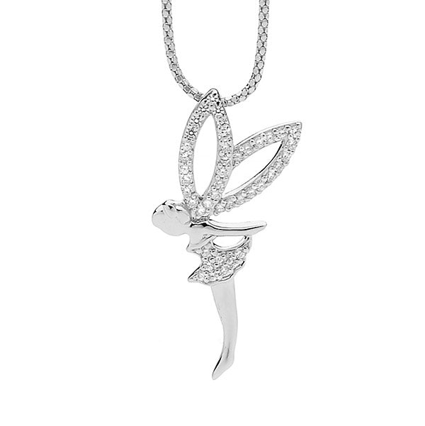 Sterling Silver Cubic Zirconia Fairy