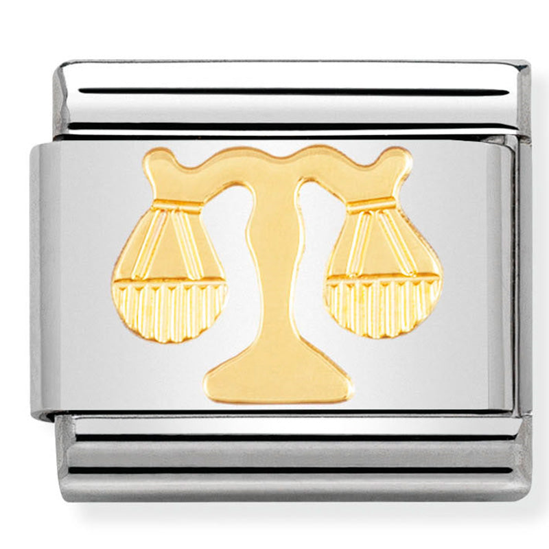Nomination - Stainless Steel & 18ct Gold Libra