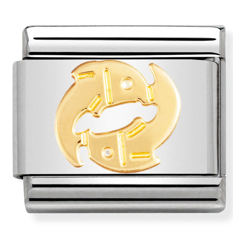 Nomination - Stainless Steel & 18ct Gold Pisces