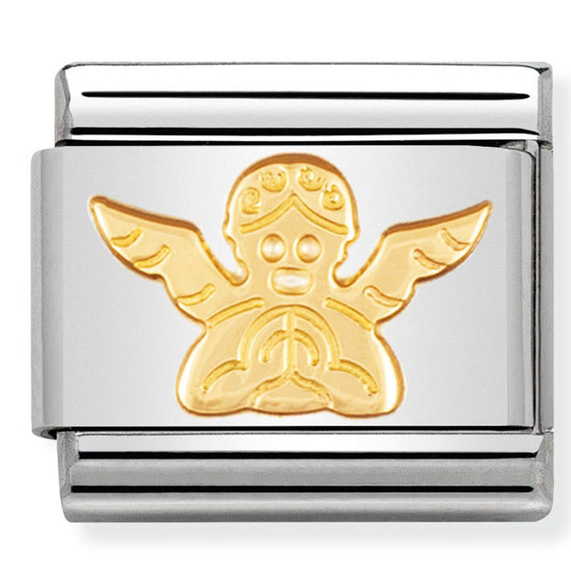 Nomination - Stainless Steel & 18ct Gold Angel