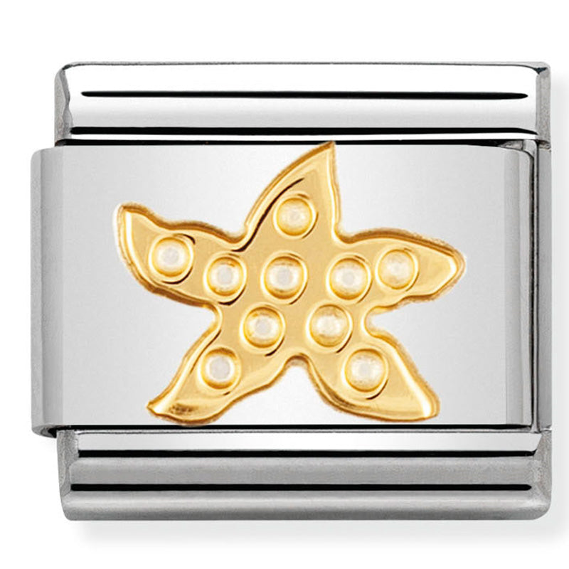 Nomination - Stainless Steel & 18ct Gold Starfish