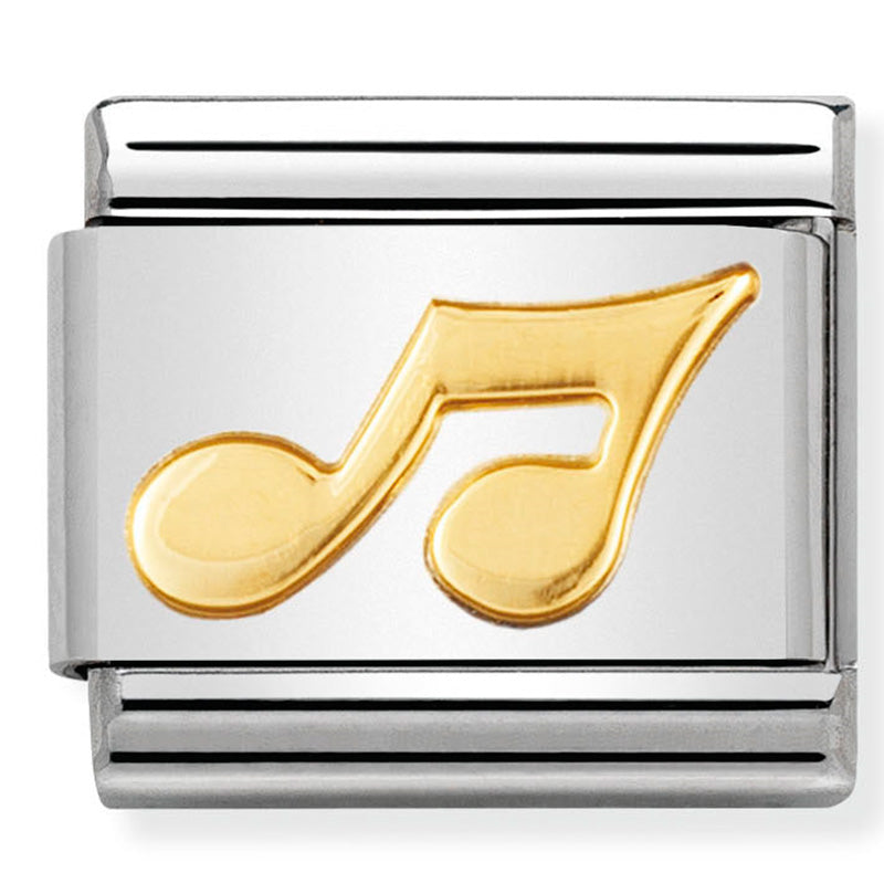 Nomination - Stainless Steel & 18ct Gold Music Note