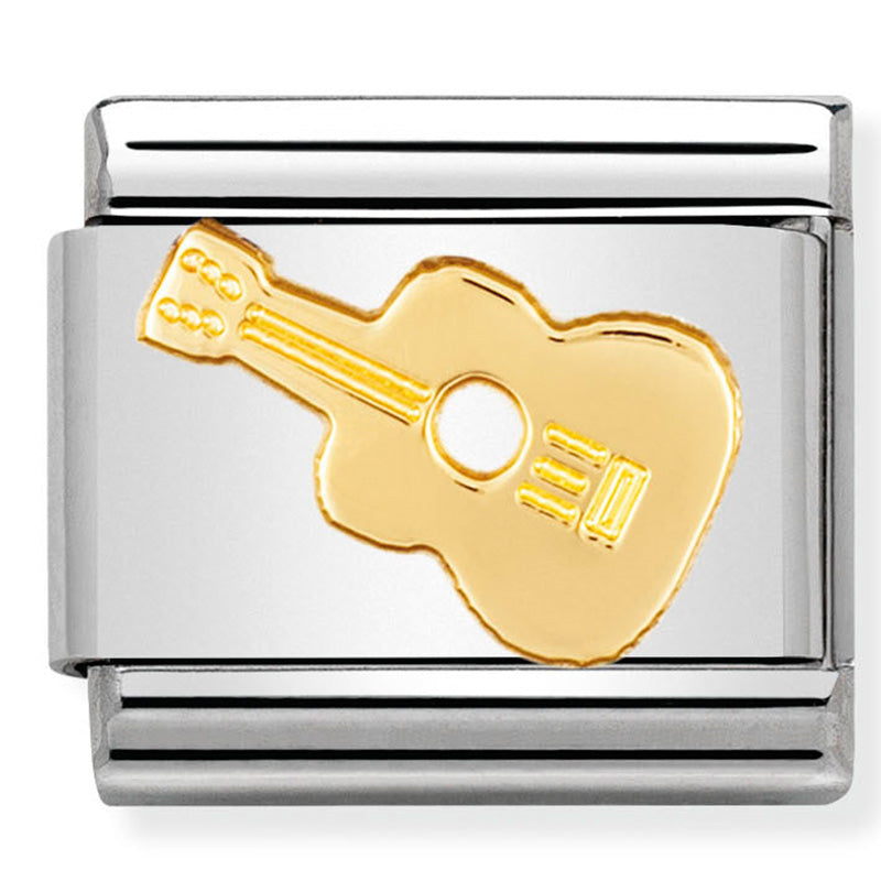 Nomination - Stainless Steel & 18ct Gold Guitar