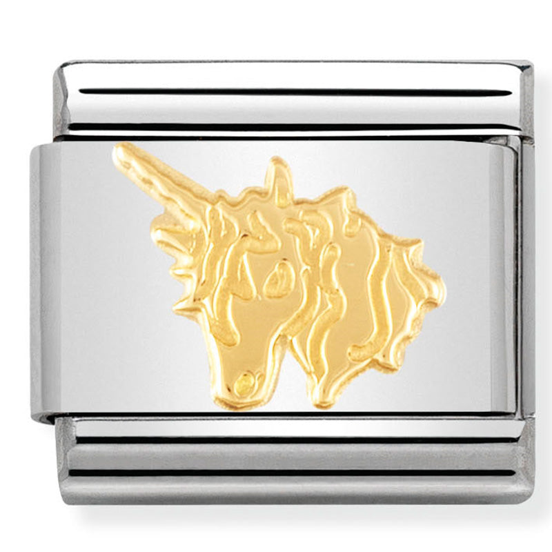 Nomination - Stainless Steel & 18ct Gold Unicorn