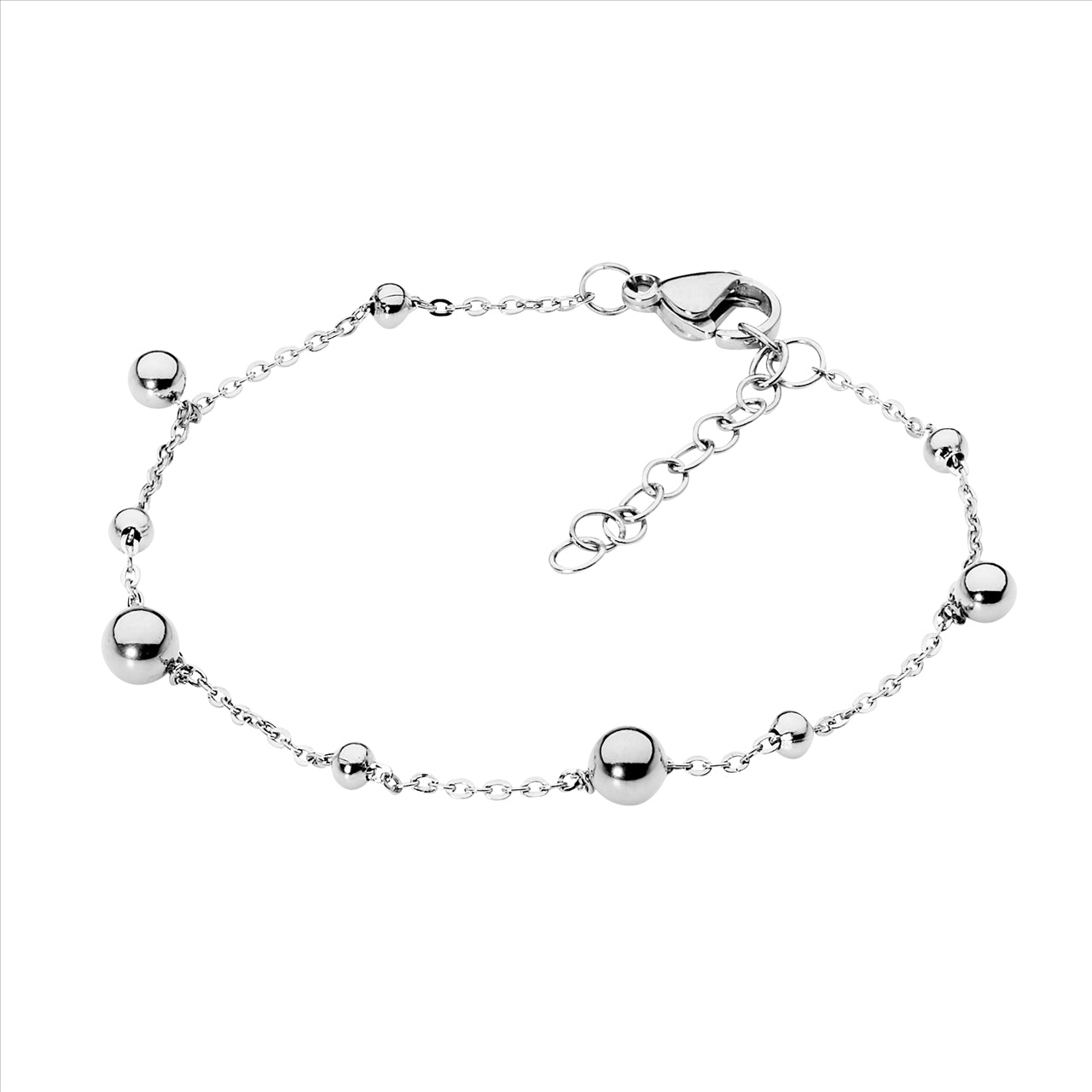 Stainless Steel Ball Feature Bracelet