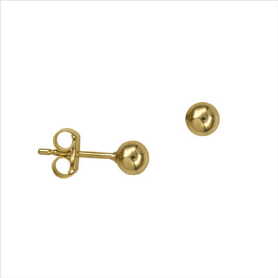 Sterling Silver 4mm Ball Studs