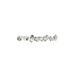 Bracelet - Dansk - Yasmin silver colour ion platinum bracelet,18cm plus ext.