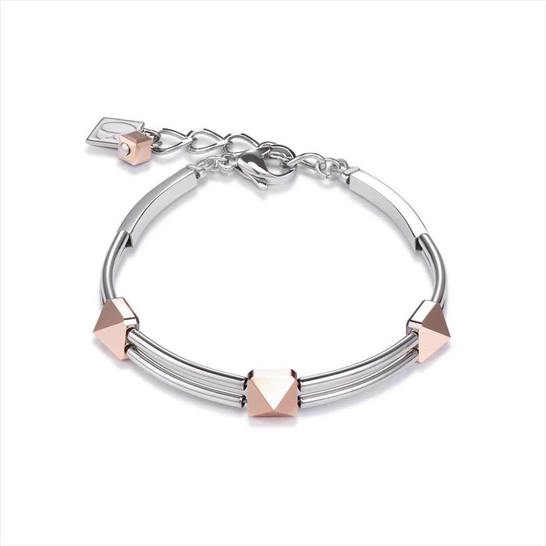 CDL - Stainless steel with Rose gold Swarovski crystals