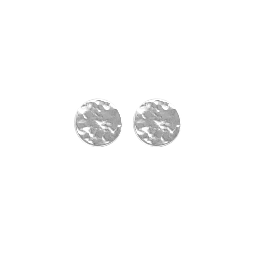 Dansk,Audrey post earrings, silver colour ion platinum with surgical steel 0.7cm