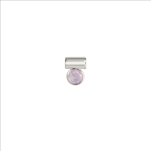 Nomination - Seimia cubic zirconia stone in 925 silver pink