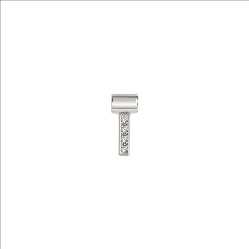 Nomination - Seimia letters in 925 silver & cubic zirconia (letter i)