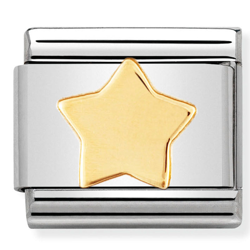 Nomination - Classic FUN st/steel & 18ct gold (Star)
