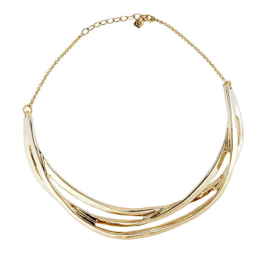 NIHIWATU BEACH NECKLACE, Necklace in metal plated in 18k gold.