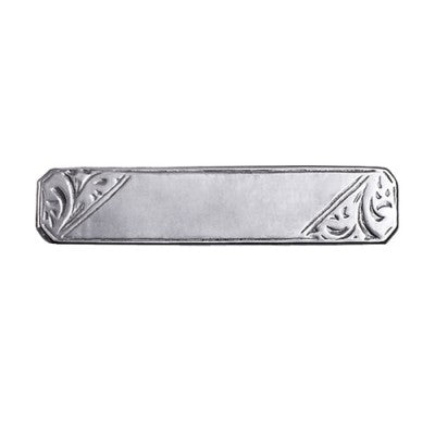 Brooch - Sterling silver engraved baby brooch